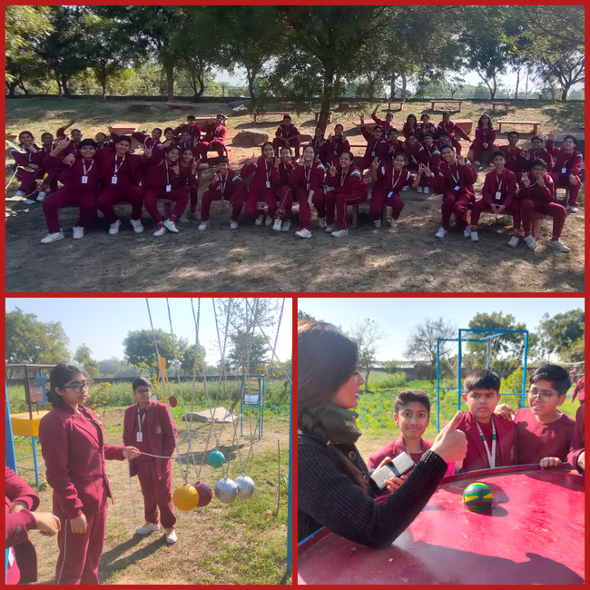 Class 7 excursion to the School eco park